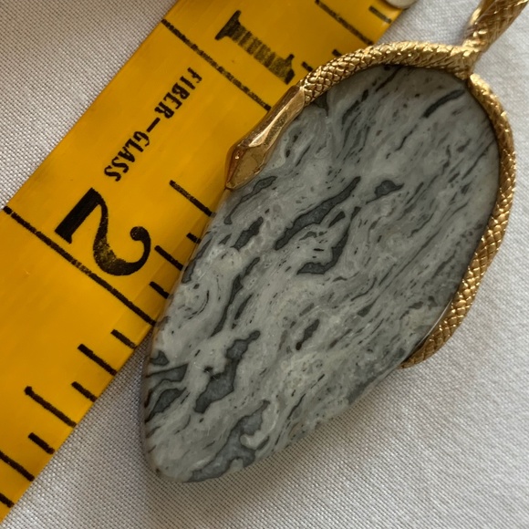 India Hicks Tribal Snake & Stone Charm - Picture 7 of 13